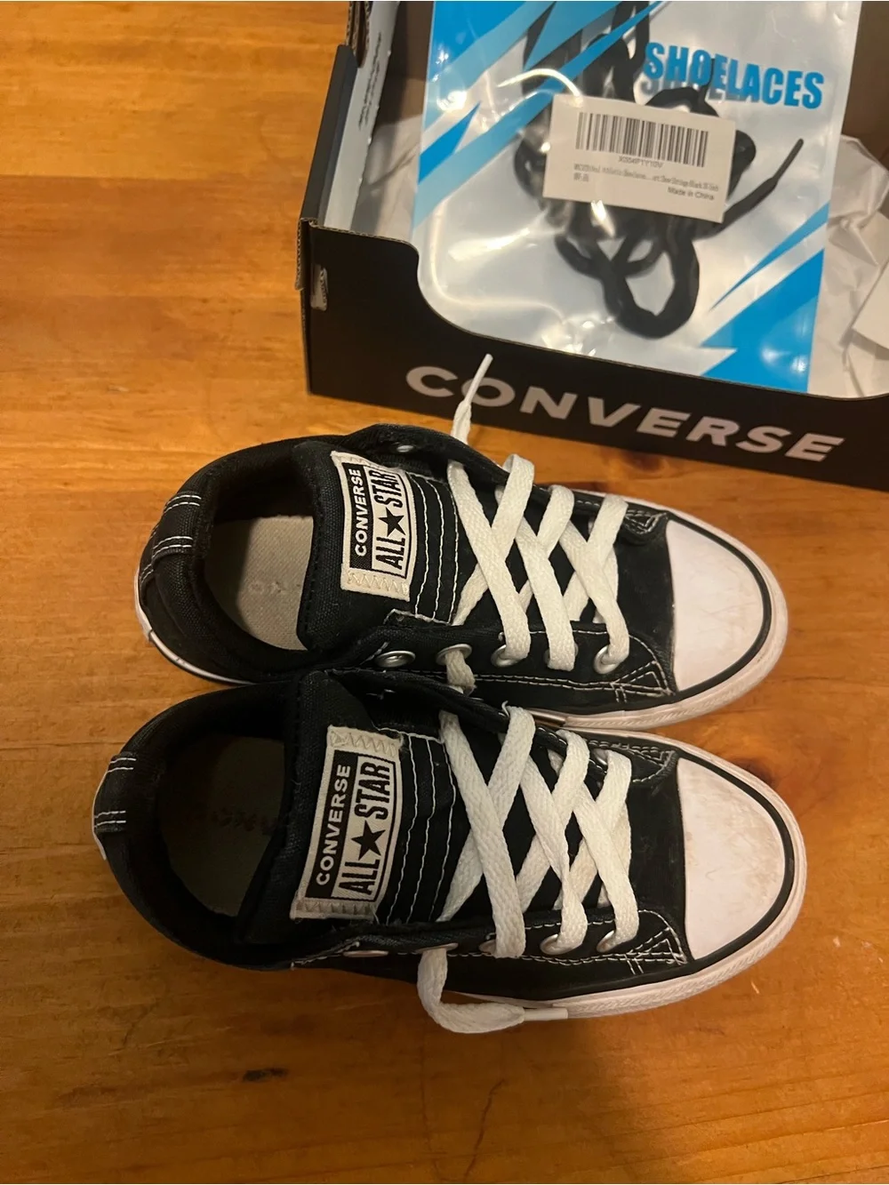 Converse Black and White Low Top Sneakers